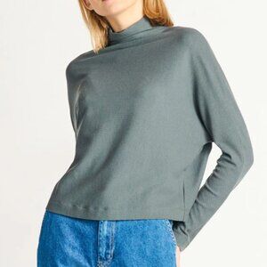 Dex Clothing Ribbed Mock Neck Top